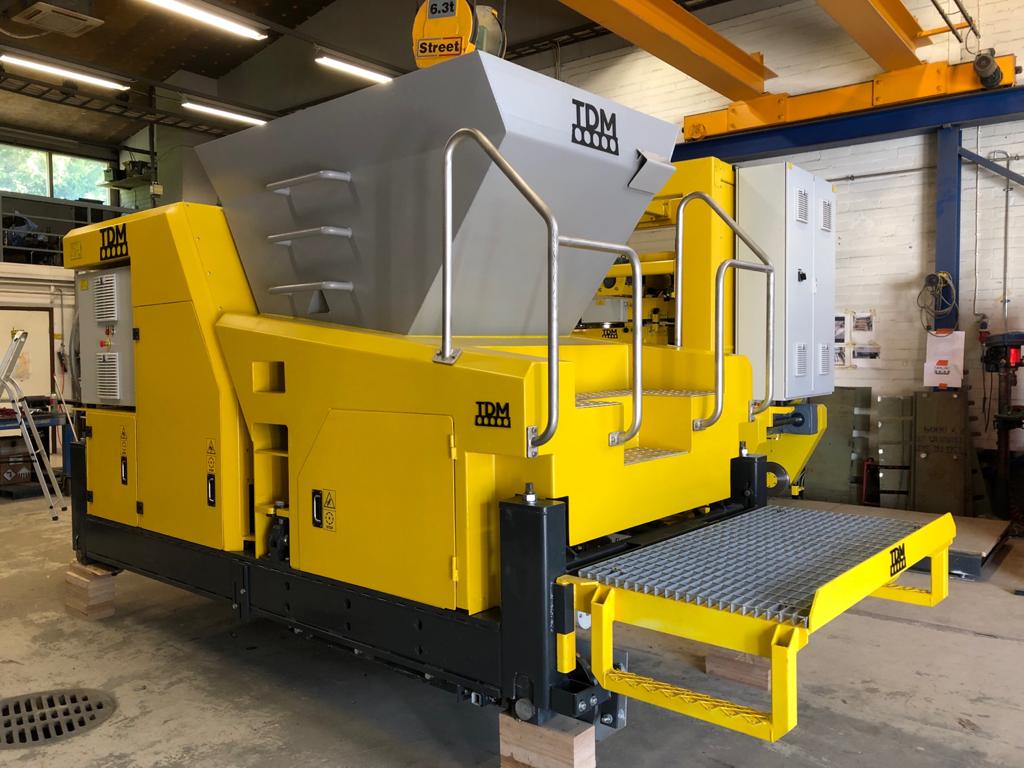 изготовление плит перекрытия экструдером, Production of floor slabs by extruder