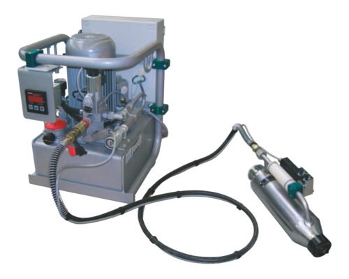 применение домкрата для натяжения в строительстве