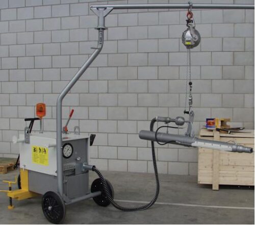 Контроль натяжения с помощью домкрата