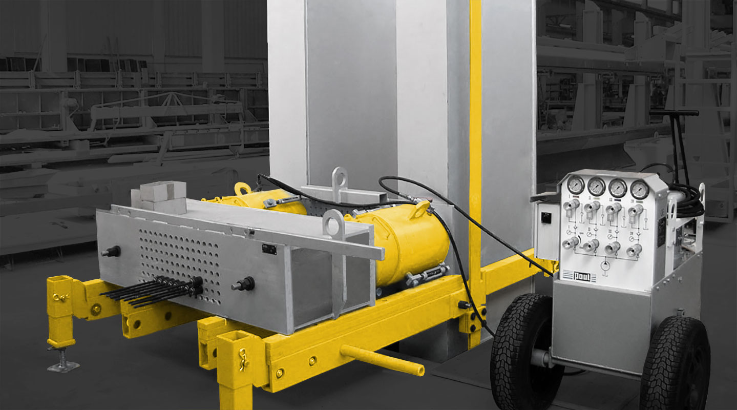 Оборудование Paul для натяжения арматуры