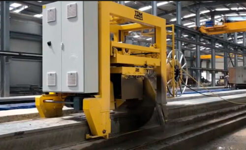 Пила поперечной резки плиты перекрытия