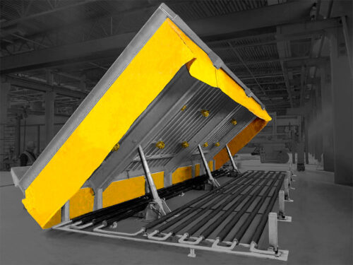 Вибростол для производства железобетонных изделий